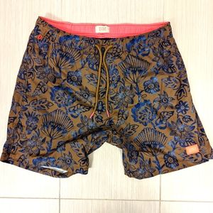 Scotch and Soda mid-length printed swim shorts (M)